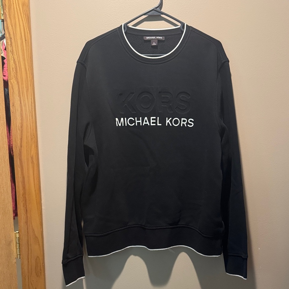 Michael Kors Black Crewneck Sweater for Men